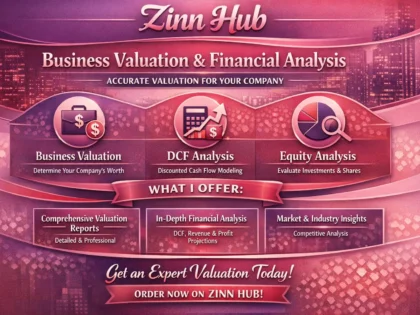 do business valuation company valuation dcf analysis and equity analysis