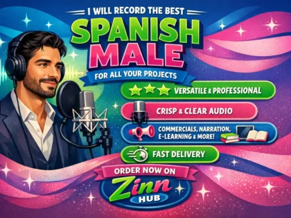 record the best versatile spanish male voiceover for all your projects