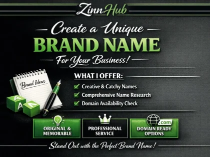 create a unique brand name for your business