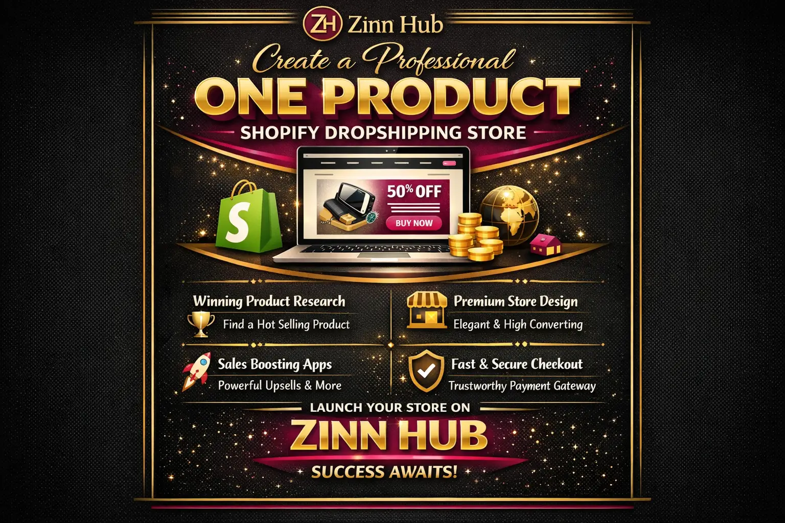 Create A Professional One Product Shopify Dropshipping Store 1 Create A Professional One Product Shopify Dropshipping Store