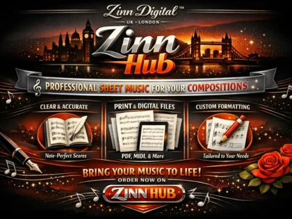 Create professional sheet music files for your compositions