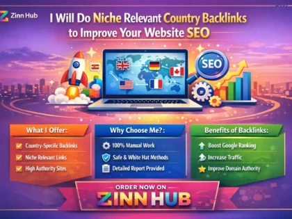 Do Niche Relevant Country Backlinks To Improve Website Seo