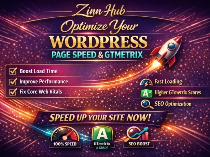 optimize your wordpress page speed and gtmetrix