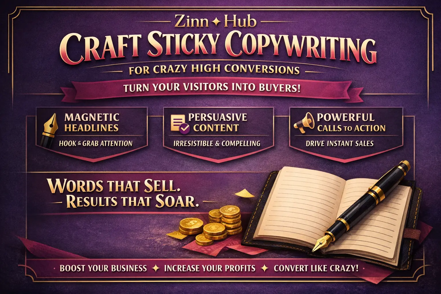 Craft Sticky Copywriting For Crazy High Conversions 1 Craft Sticky Copywriting For Crazy High Conversions