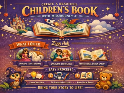 create a childrens book with midjourney ai