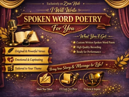 write spoken word poetry for you