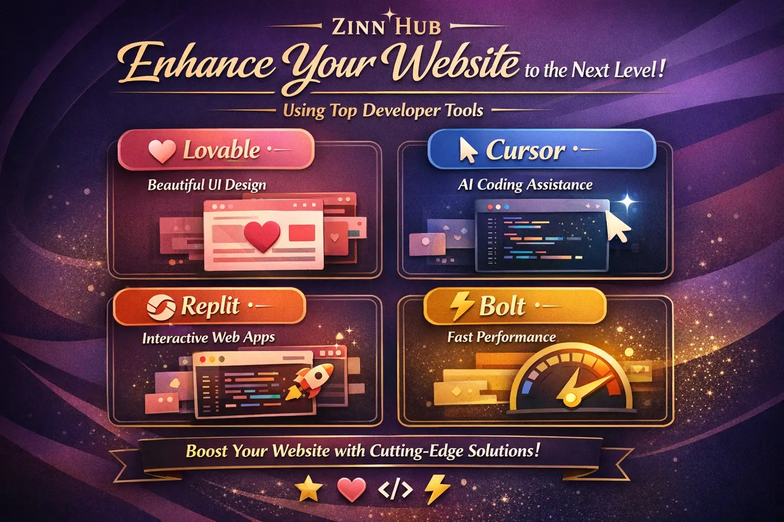 Enhance Your Website Using Lovable, Cursor, Replit, Bolt 1 Enhance Your Website Using Lovable