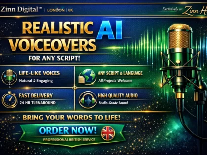 create realistic ai generated voiceovers for any script