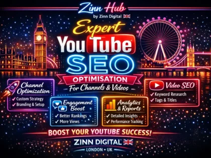 Expert Youtube Seo Optimisation For Channels And Videos By Zinn Digital ™