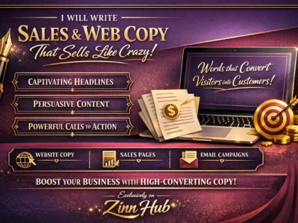 write sales and web copy that sells like crazy