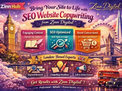 Bring your site to life with SEO website copywriting from Zinn Digital ™