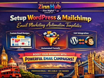Setup WordPress Mailchimp email marketing automation & templates