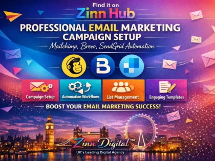 Professional Email Marketing Campaign Setup - Mailchimp