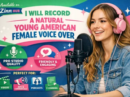 Record A Natural Young American Female Voice Over