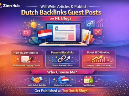 write articles and publish dutch backlinks guest posts on nl blogs