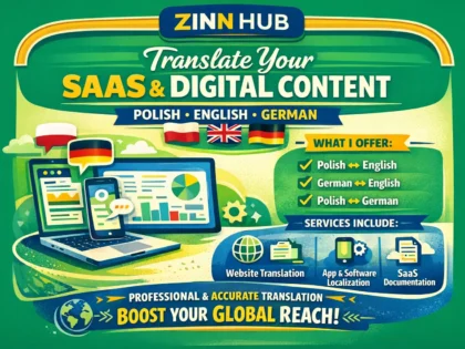translate your polish english or german digital or saas content