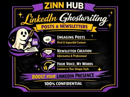 do linkedin ghostwriting for posts and newsletter