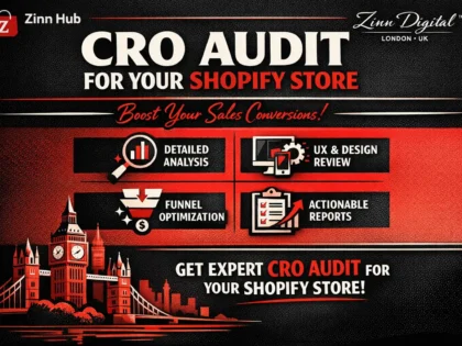 Conduct CRO audit for your Shopify store to boost sales conversions