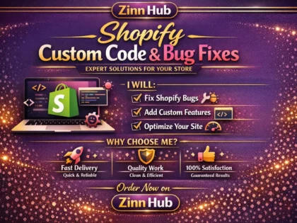 Do Your Shopify Custom Code Changes And Bug Fixes