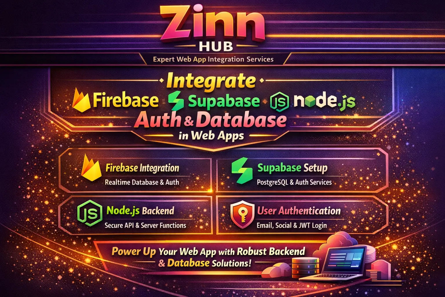 Integrate Firebase Supabase Node.js Auth &Amp; Database In Web Apps 1 Integrate Firebase Supabase Node.js Auth &Amp; Database In Web Apps
