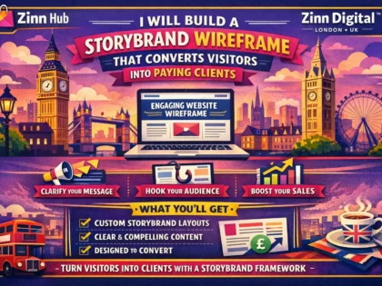 Build a StoryBrand wireframe that converts visitors into paying clients