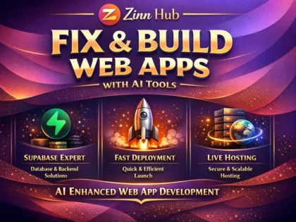 fix and build web apps with ai tools supabase fast deploy and live hosting