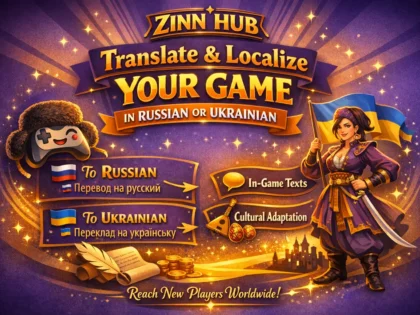 Translate And Localize Your Game In Russian Or Ukrainian