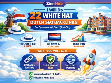 do 22 white hat dutch seo backlinks for netherland link building