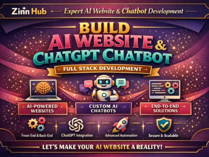 build ai website ai chatbot chatgpt website development as full stack developer