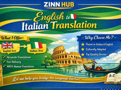 provide translation from english to italian