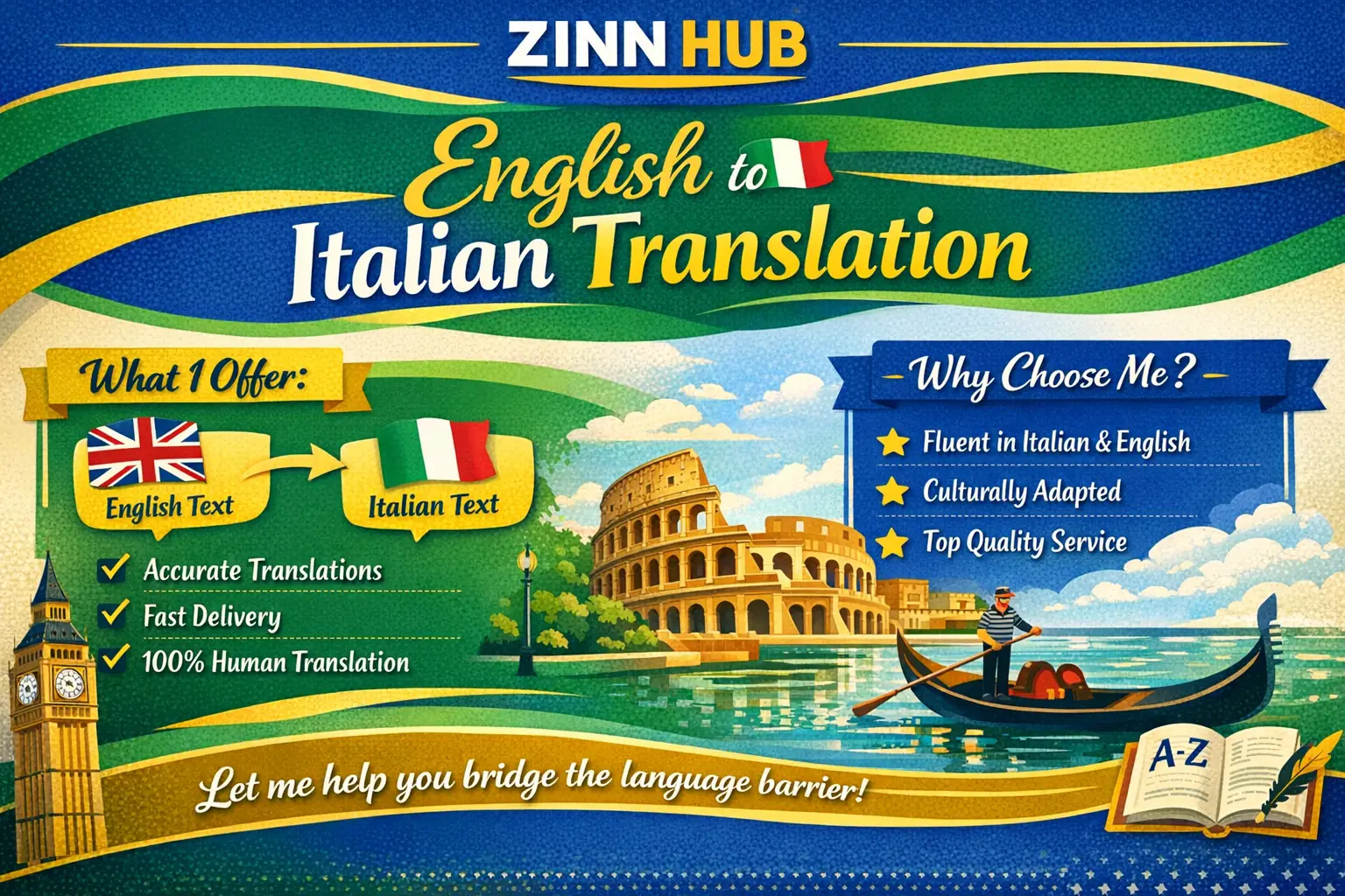 Provide Translation From English To Italian 1 Provide Translation From English To Italian