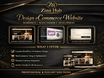 design ecommerce website wordpress woocommerce development