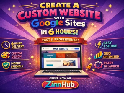 Create A Custom Website With Google Sites In 6 Hours