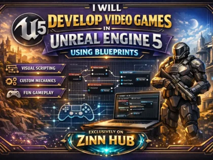 develop video games in unreal engine 5 using blueprints