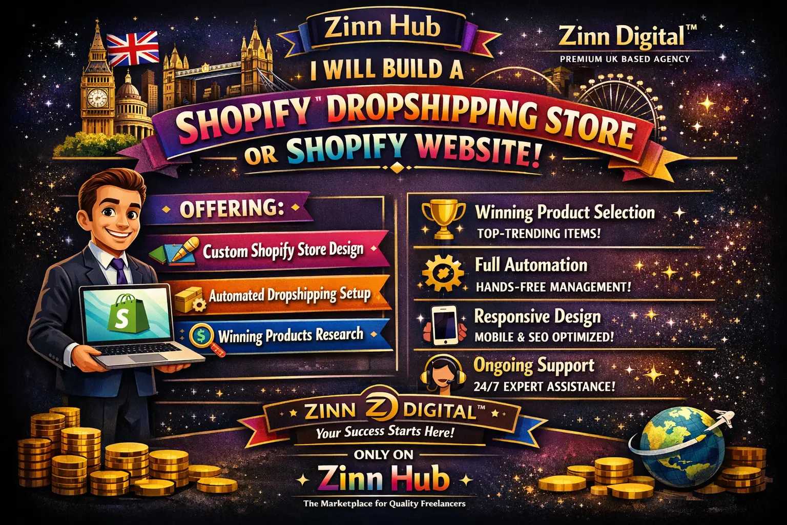 Build An Automated Shopify Dropshipping Store Or Shopify Website 2 Build An Automated Shopify Dropshipping Store Or Shopify Website - Image 2