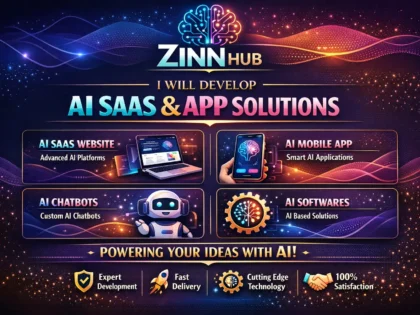 develop ai saas website