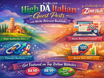 publish high da italian guest posts with niche relevant backlinks