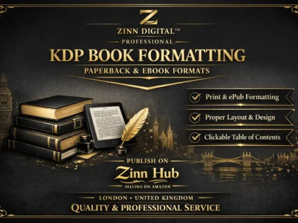do amazon kdp book formatting