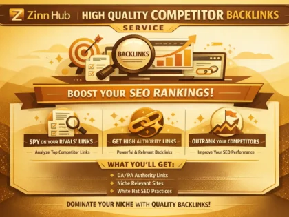provide high quality competitor backlinks service