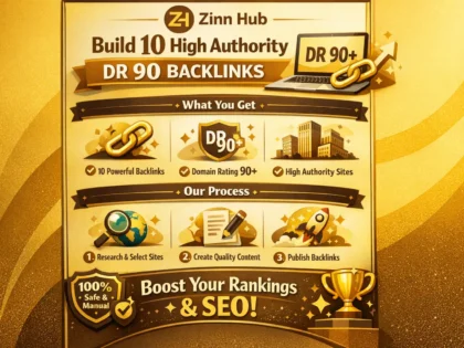 build 10 high authority DR 90 backlinks