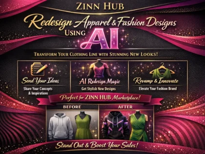 redesign apparel and fashion designs using ai