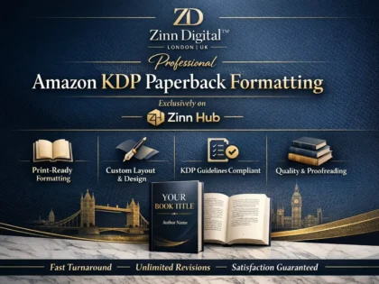 do amazon KDP paperback formatting