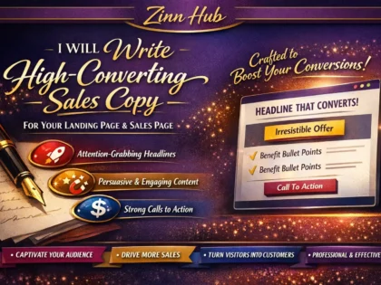 write high converting sales copy for your landing page