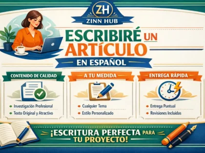 write an article in spanish