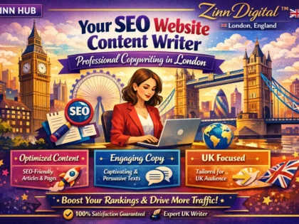 Your SEO website content writer for professional copywriting in London, England
