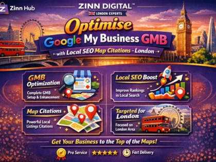 Optimise Google My Business GMB with Local SEO Map Citations - London