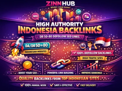 Do High Authority Dr 50 To 80 Indo Indonesia Dofollow Seo Backlink Link Building