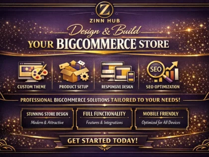 design and build bigcommerce store for you