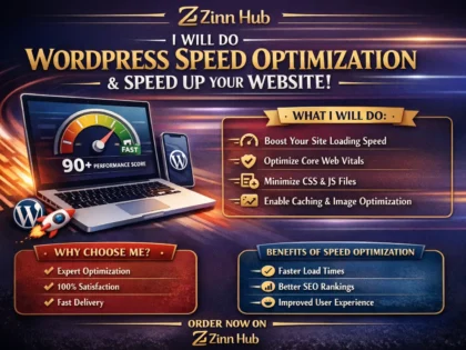 do wordpress speed optimization and speed up wordpress website