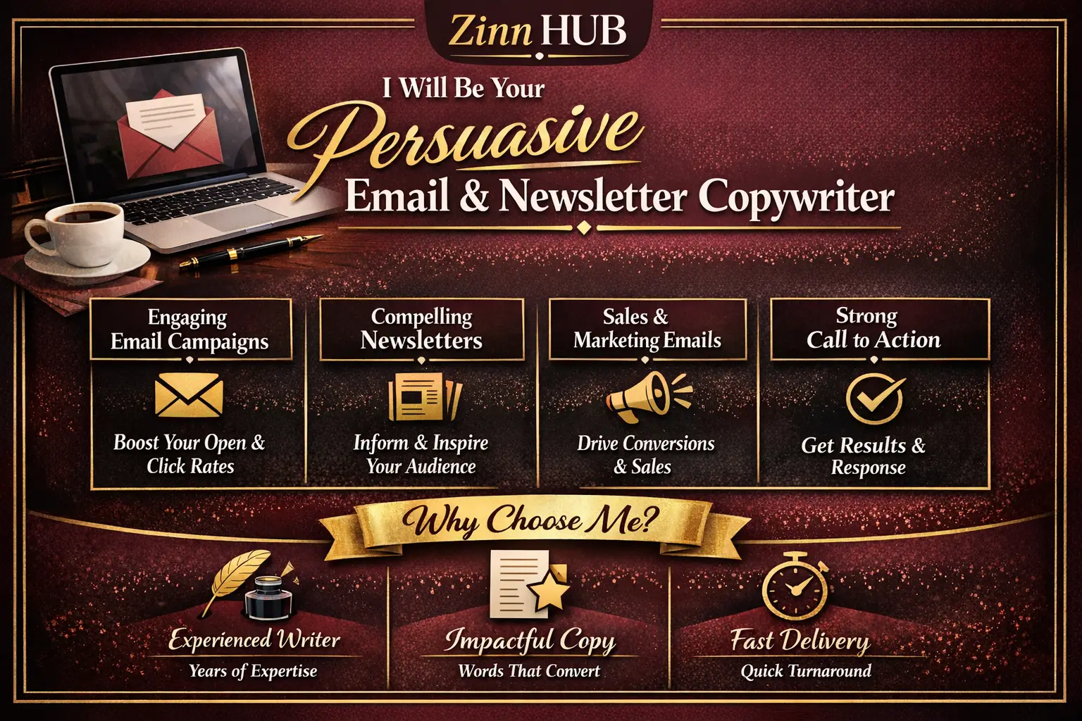 Be Your Persuasive Email And Newsletter Copywriter 1 Be Your Persuasive Email And Newsletter Copywriter
